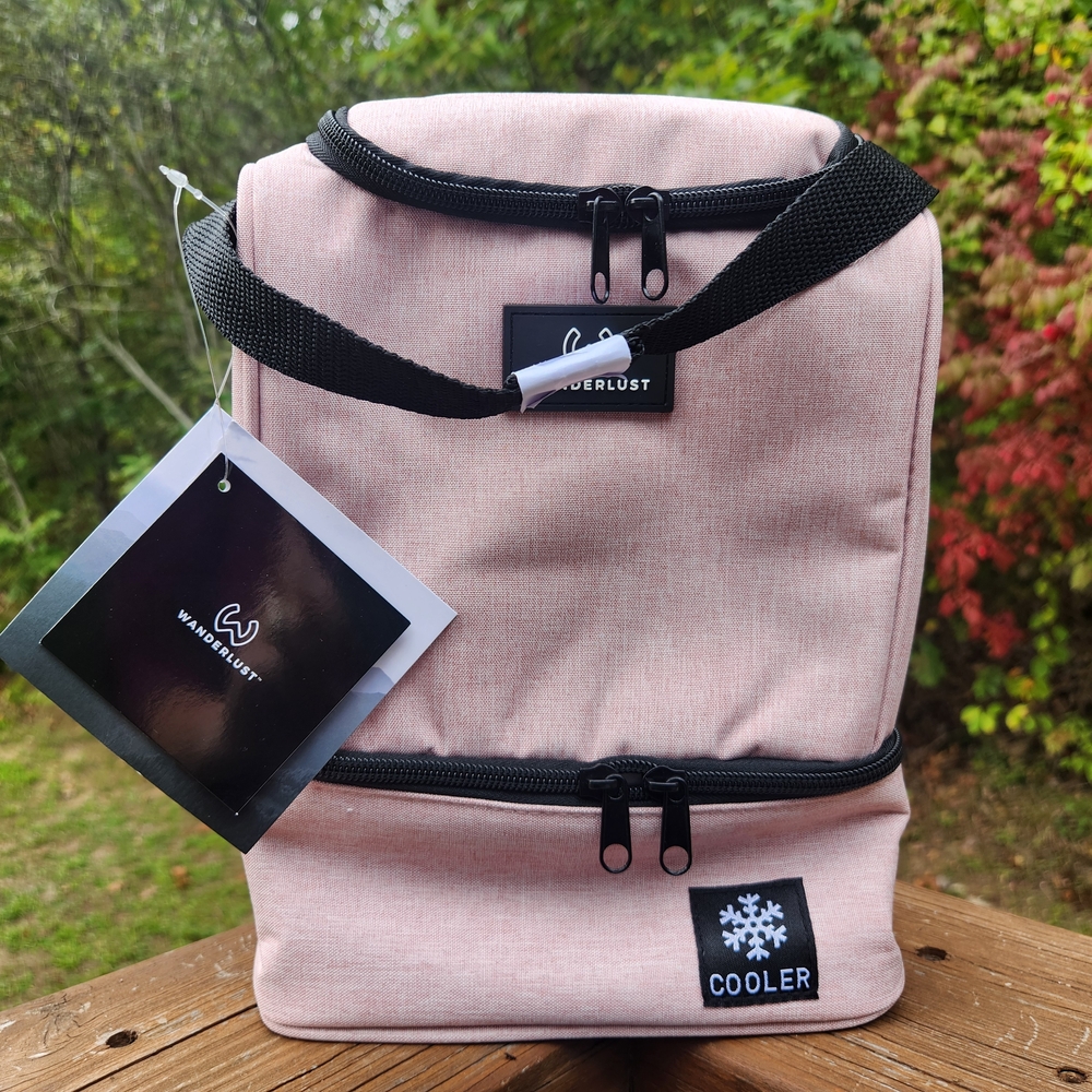 Wanderlust Pink Lunchbox Cooler Bag NEW WITH TAGS